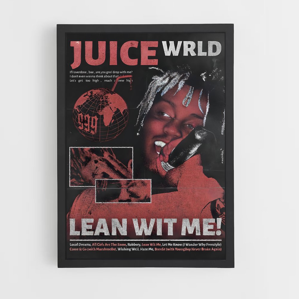 juice-wrld-7 cadre Noir