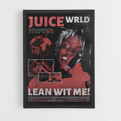 juice-wrld-7 cadre Noir