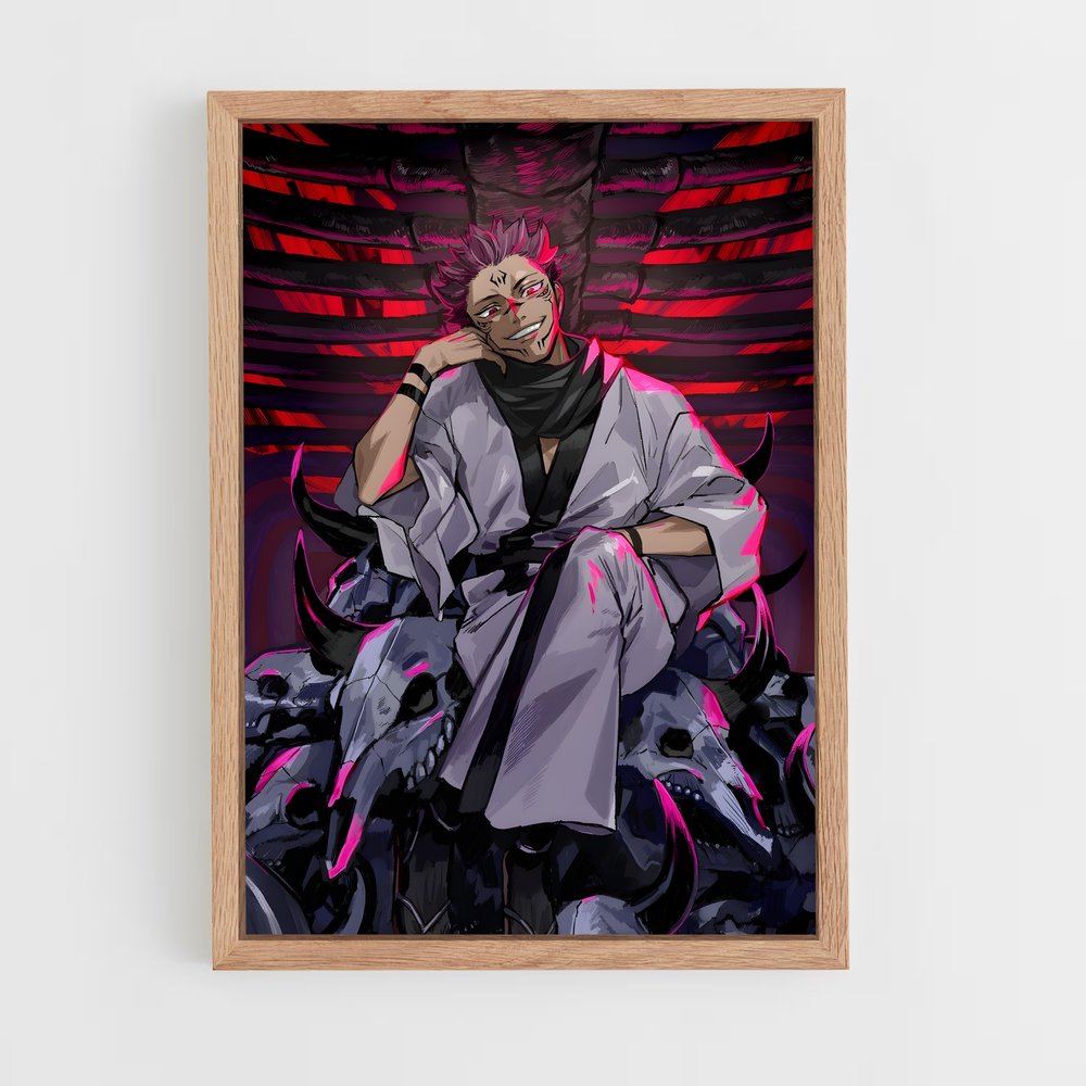jujutsu-kaisen-1 cadre Bois clair