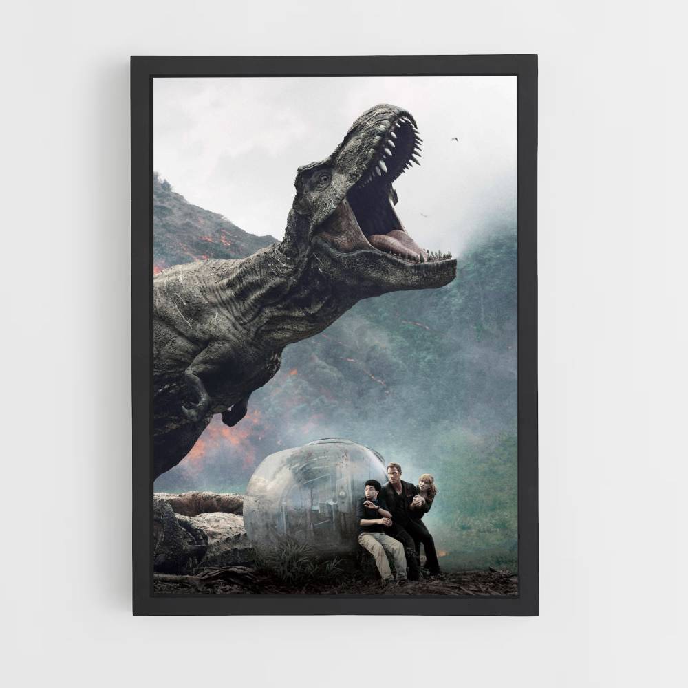 Poster T-Rex Attack