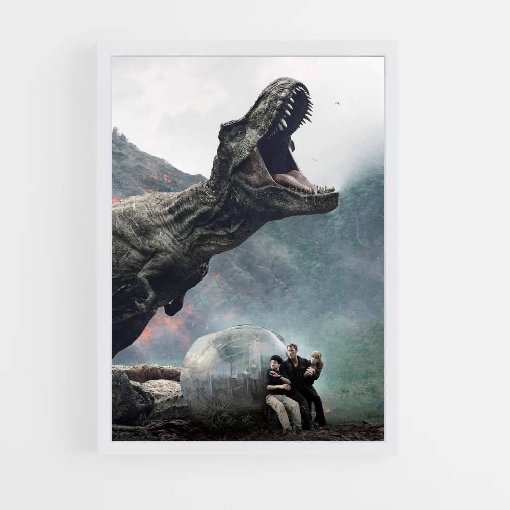 Poster T-Rex Attack