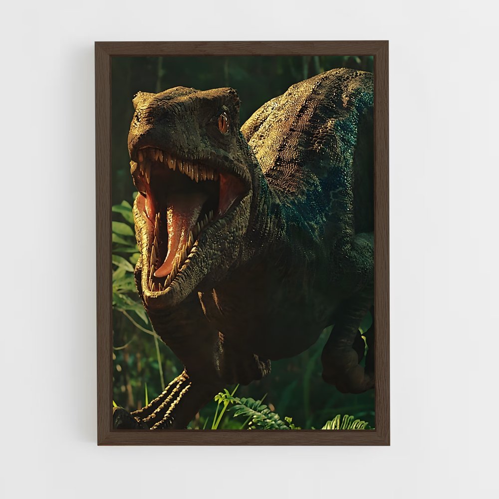jurassic-park-15 cadre Bois foncé