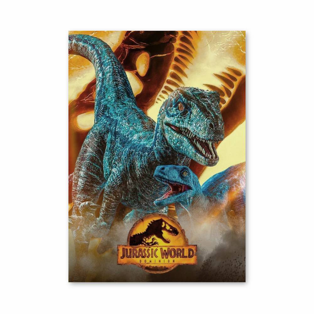 Poster Raptor Blue | Aesthetic Posters