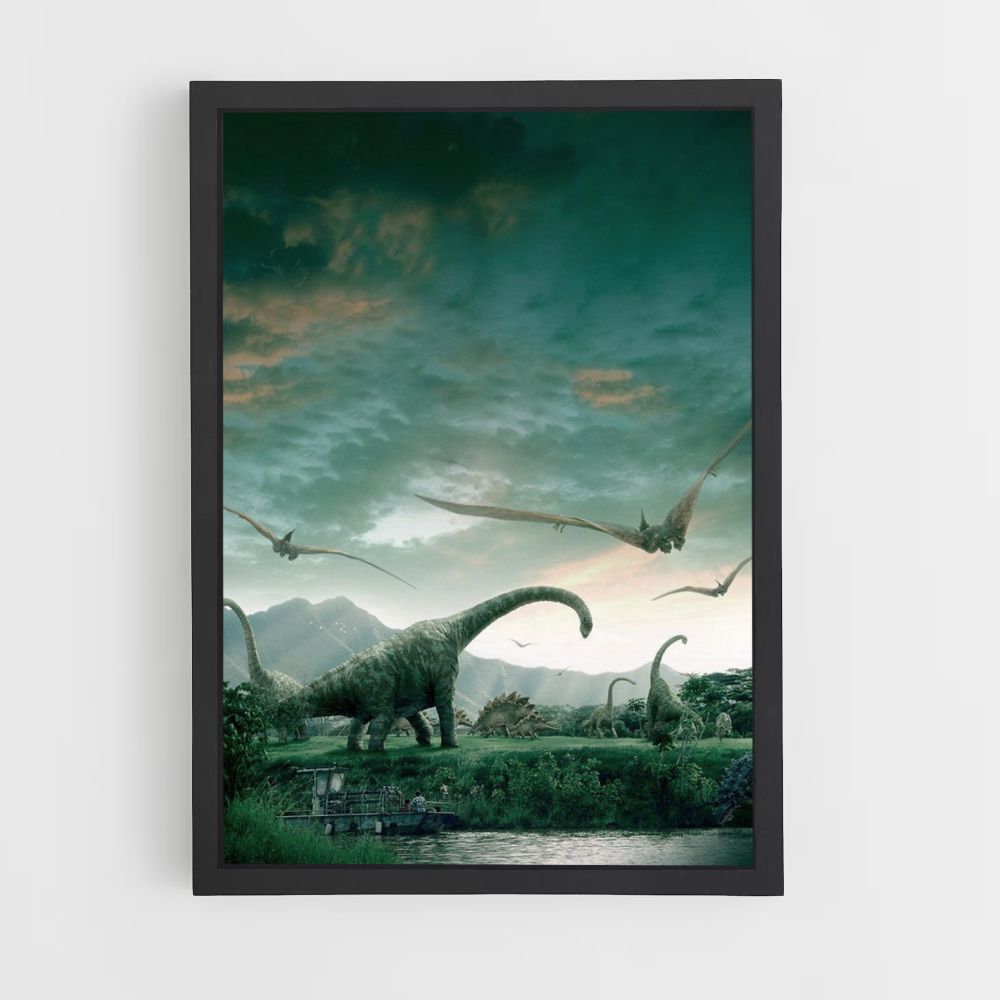 Poster Jurassic Park Landscape