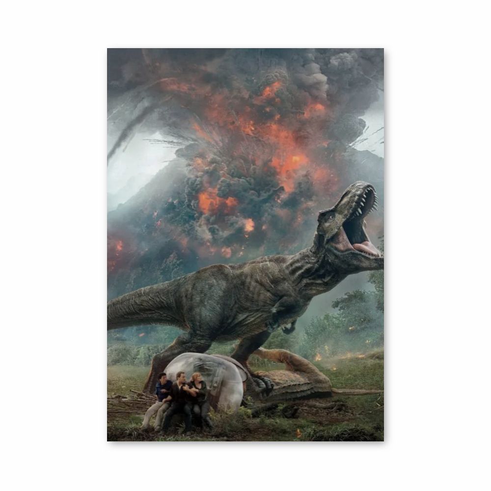 Poster Jurassic Park Volcano