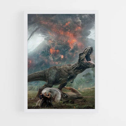 Poster Jurassic Park Volcano