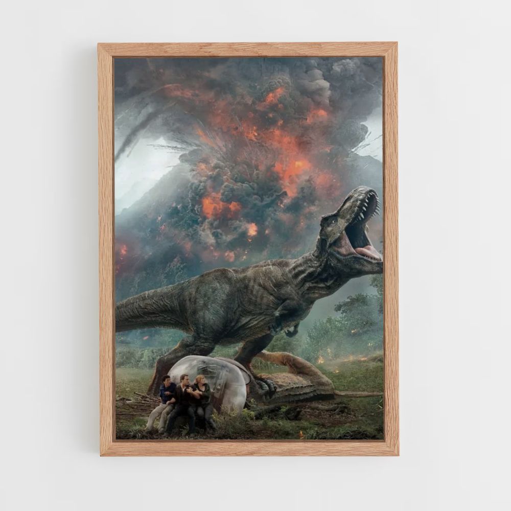 Poster Jurassic Park Volcano