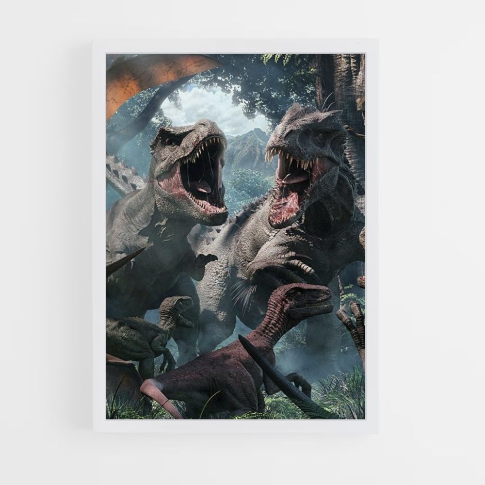 Poster Jurassic Park Dinosaurs