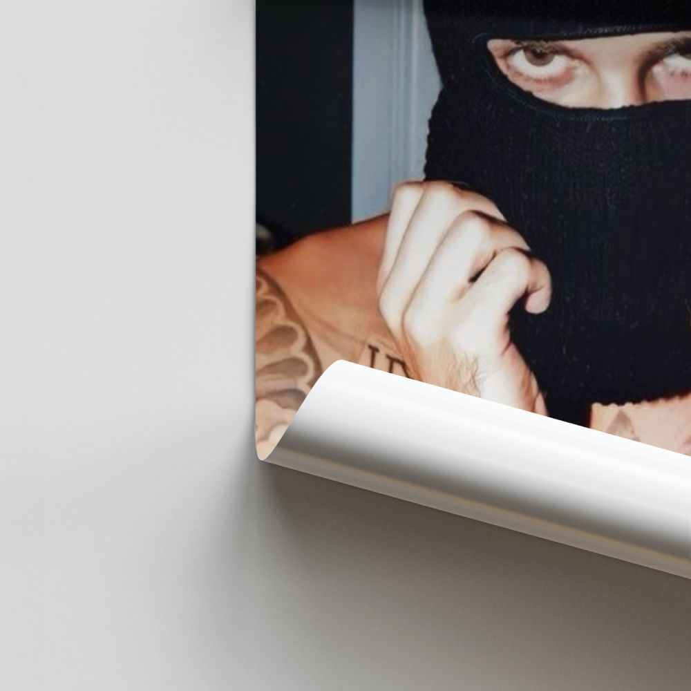 Poster Justin Bieber Balaclava