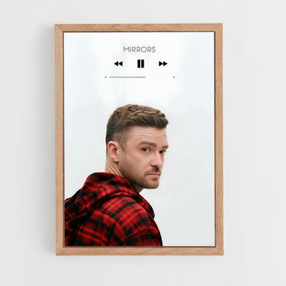 justin-timberlake-11 cadre Bois clair