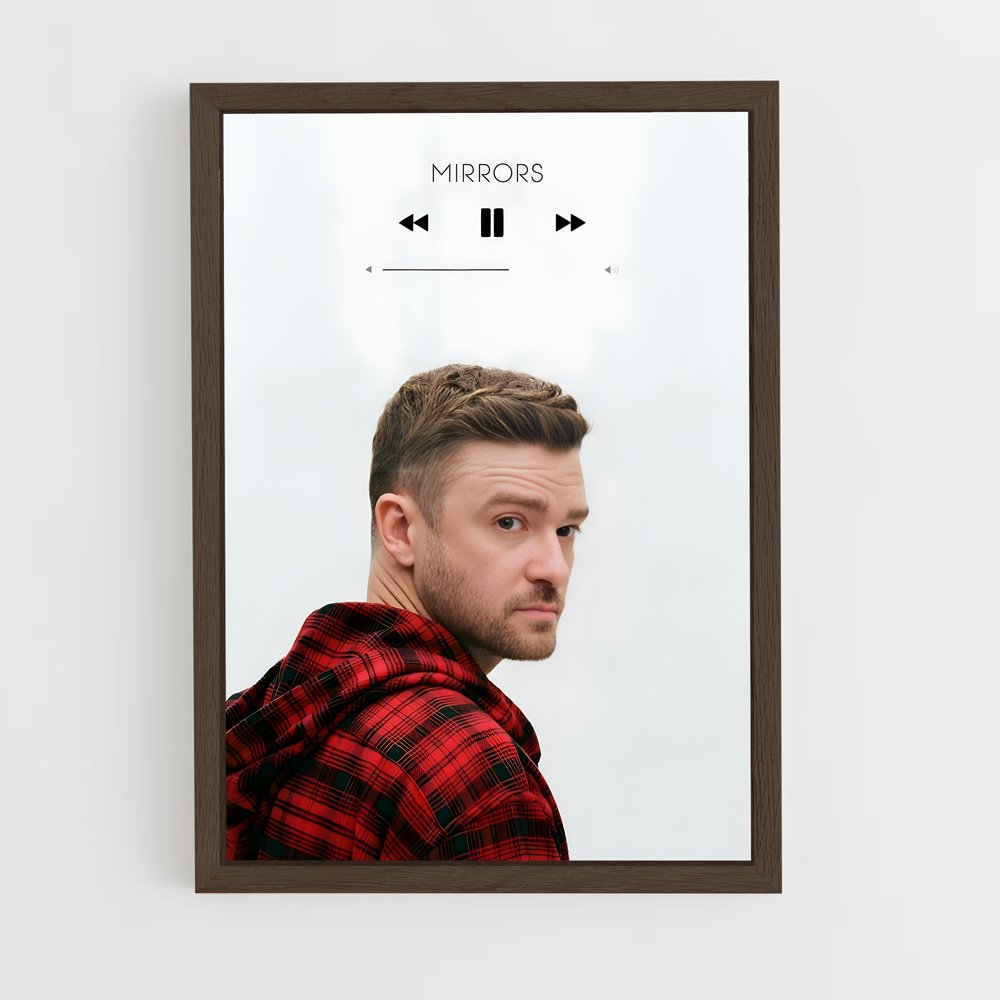 justin-timberlake-11 cadre Bois foncé