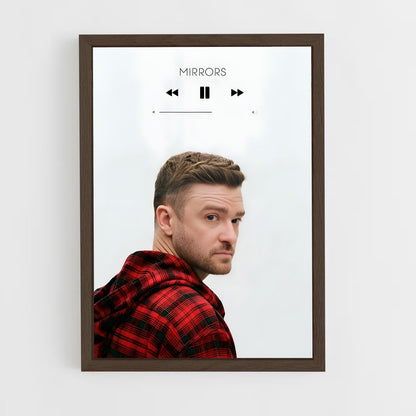 justin-timberlake-11 cadre Bois foncé