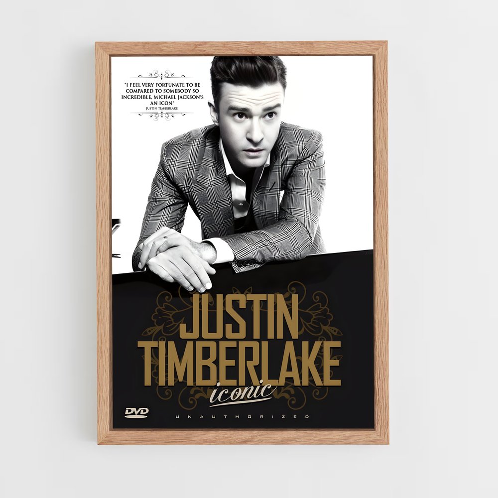 justin-timberlake-2 cadre Bois clair