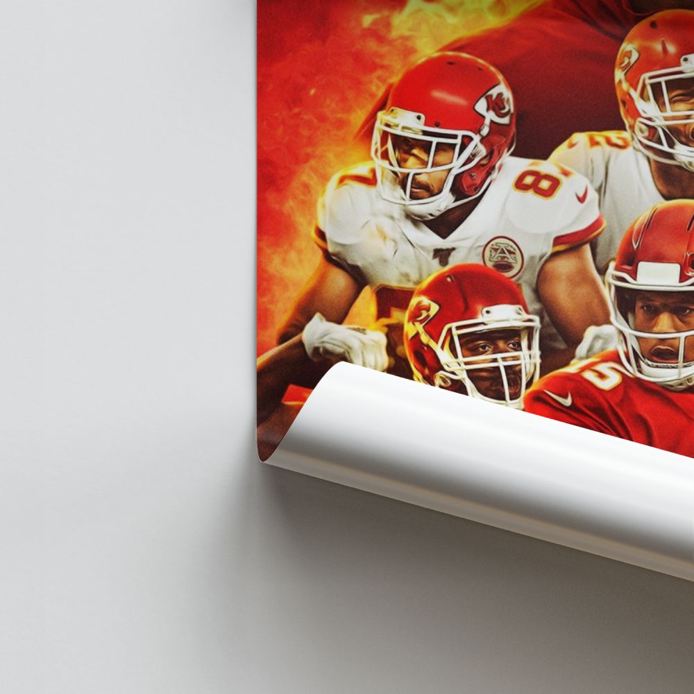 Kansas City Chiefs Team Poster