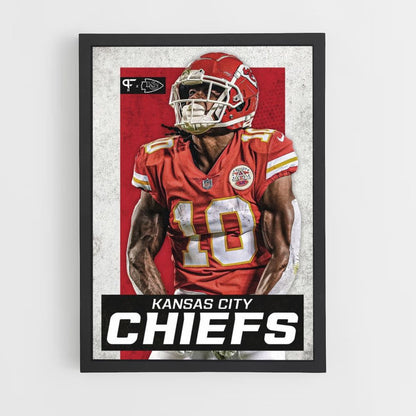 Poster Kansas City Chiefs Red