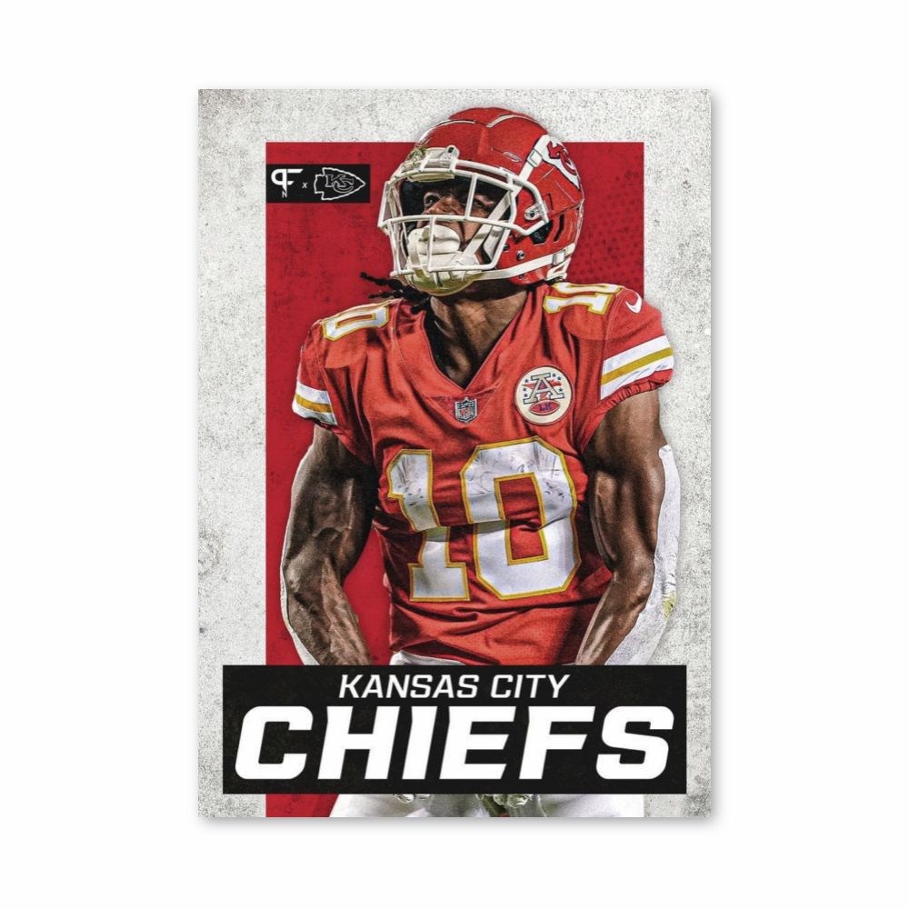 Poster Kansas City Chiefs Red