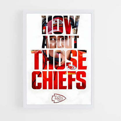 kansas-city-chiefs-3 cadre Blanc
