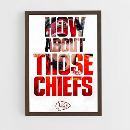 kansas-city-chiefs-3 cadre Bois foncé