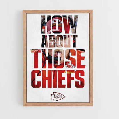 Poster How About Those Chiefs