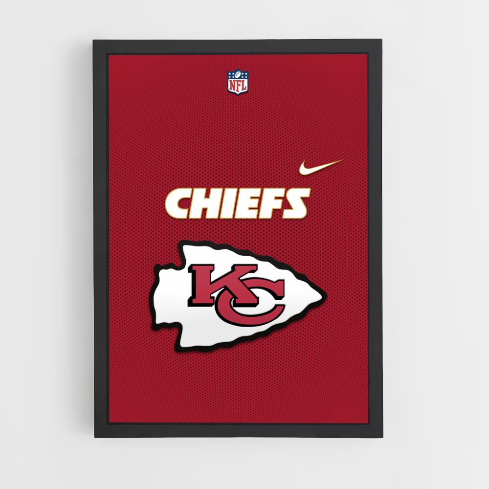 Chiefs KC Nike Poster