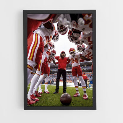 US Football KC Chiefs Poster