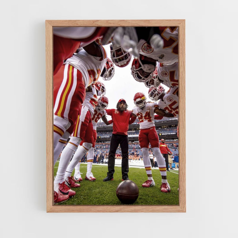 US Football KC Chiefs Poster