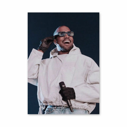 Kanye West Glasses Poster