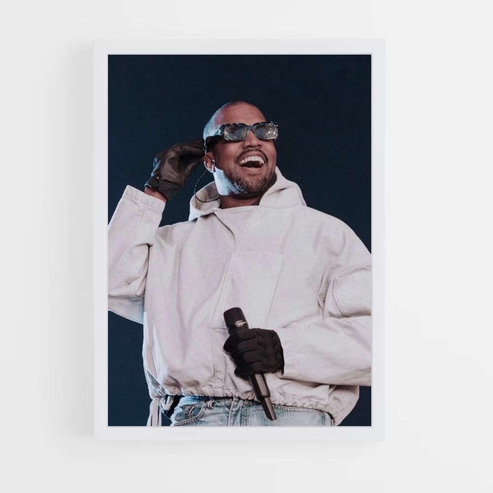 Kanye West Glasses Poster