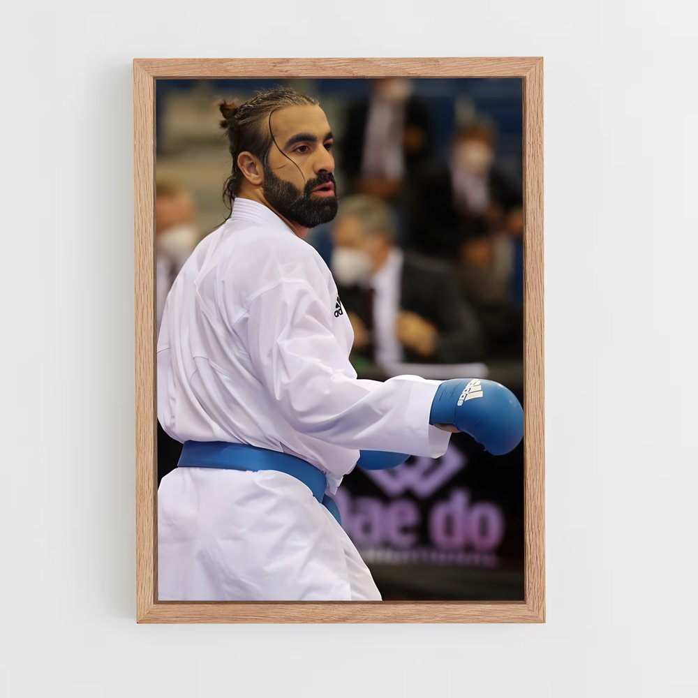 karate-4 cadre Bois clair