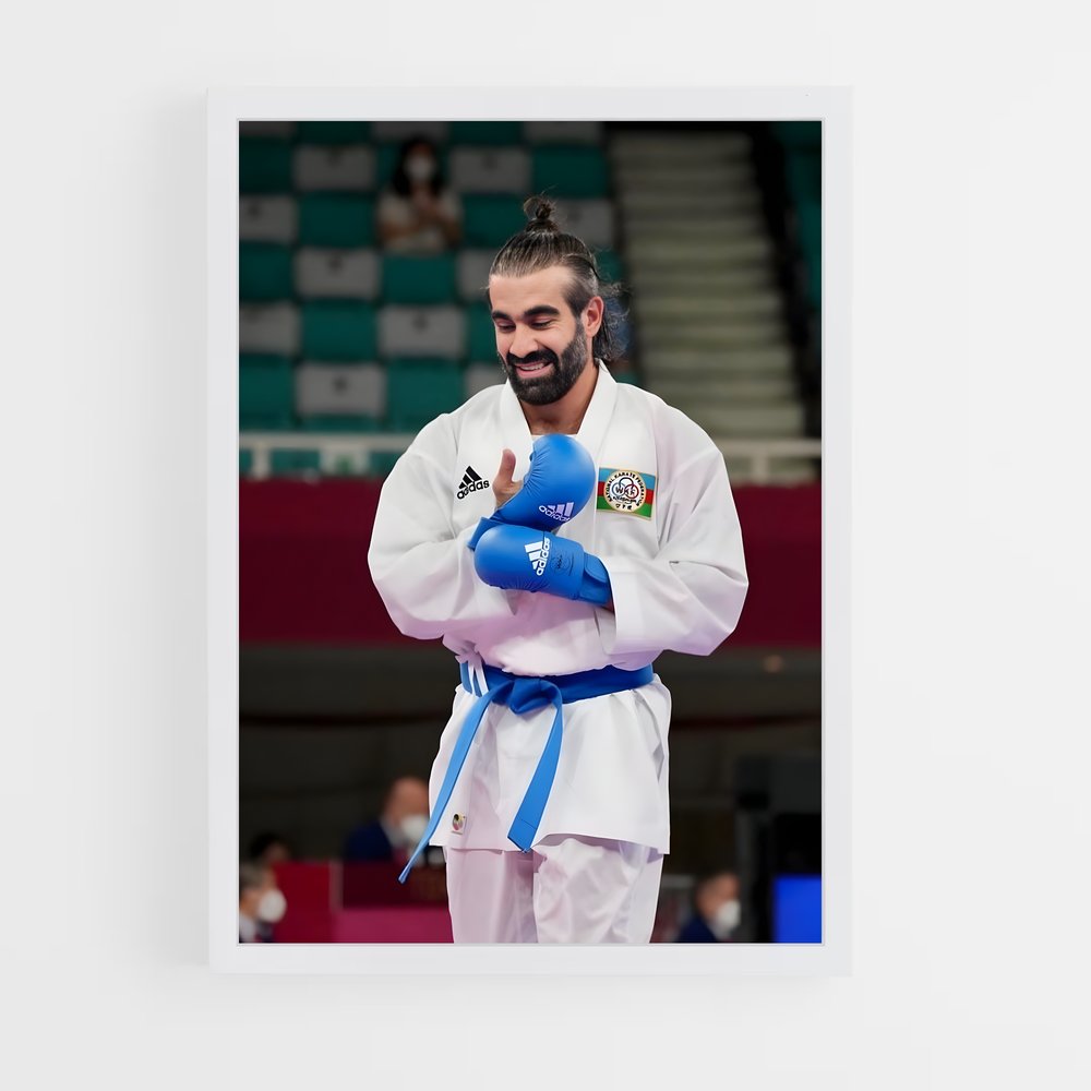 karate-8 cadre Blanc