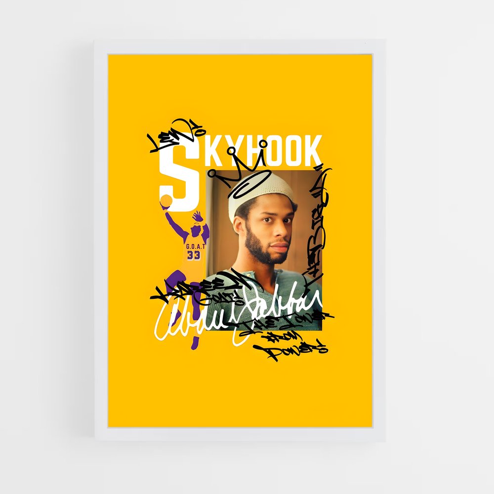 kareem-abdul-jabbar-4 cadre Blanc