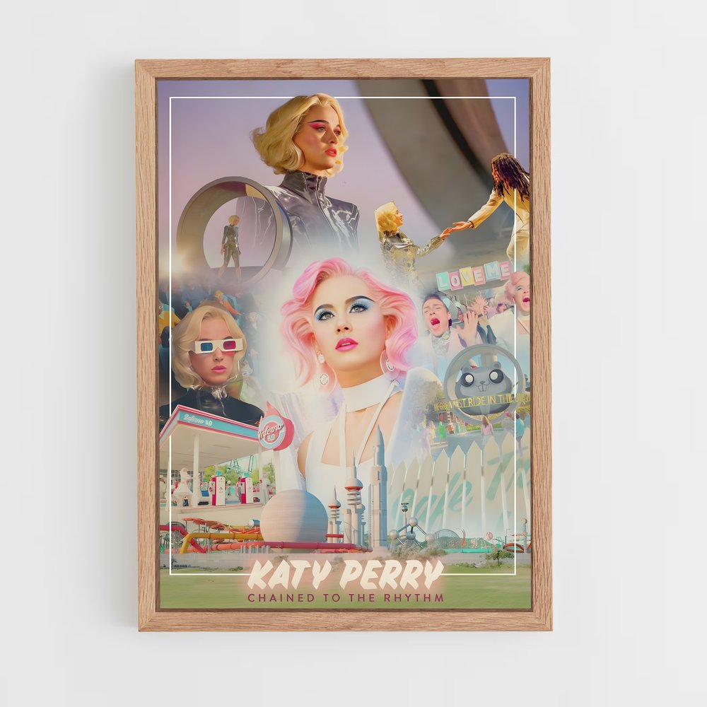 katy-perry-18 cadre Bois clair