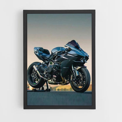 Kawasaki Motorcycle Poster