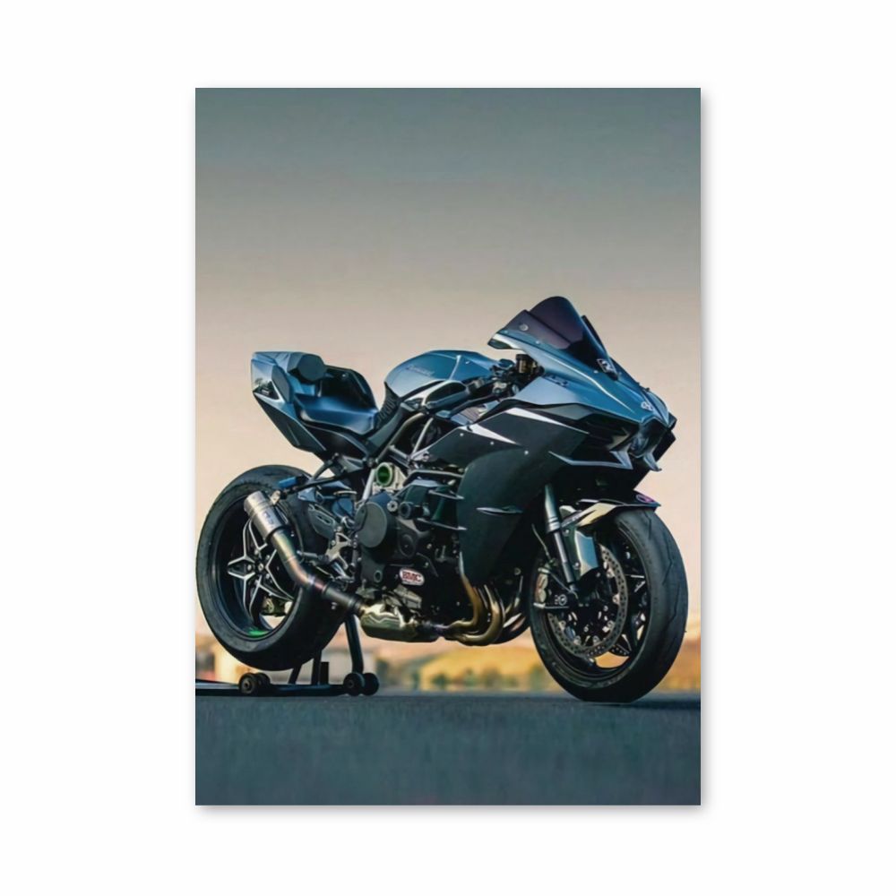 Kawasaki Motorcycle Poster