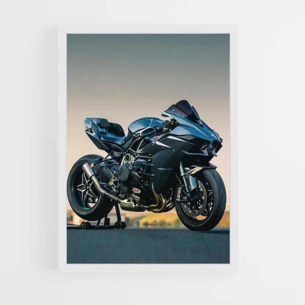 Kawasaki Motorcycle Poster