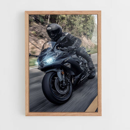 Kawasaki Race Poster