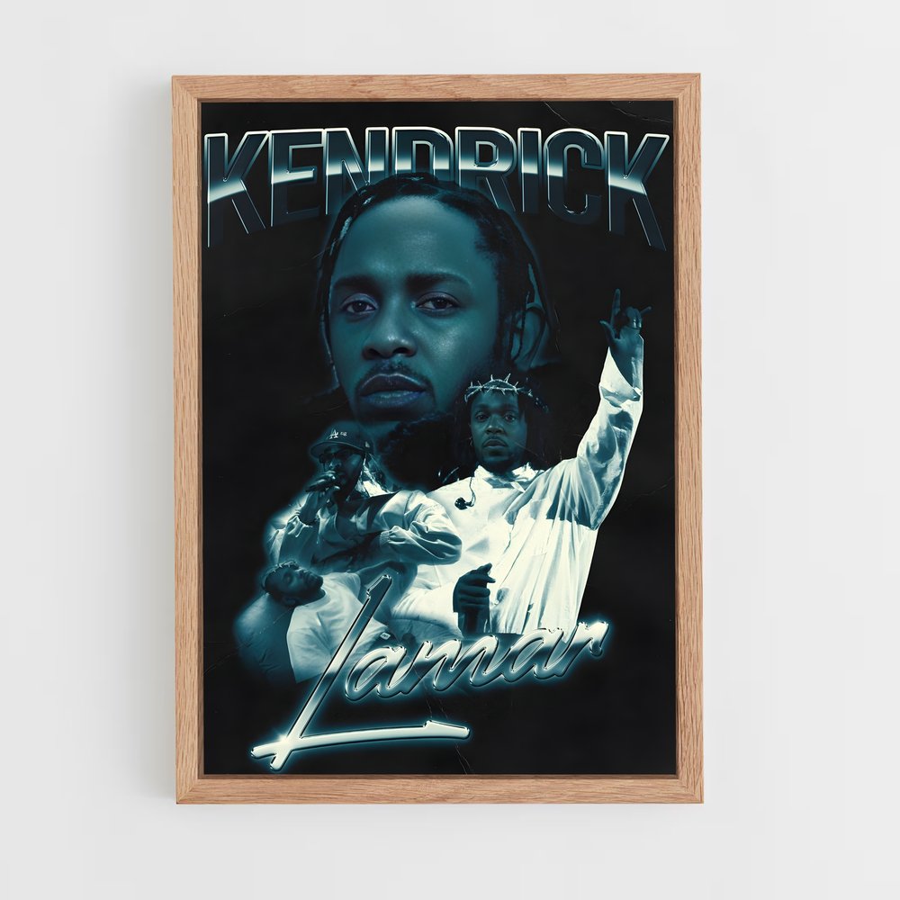 kendrick-lamar-14 cadre Bois clair