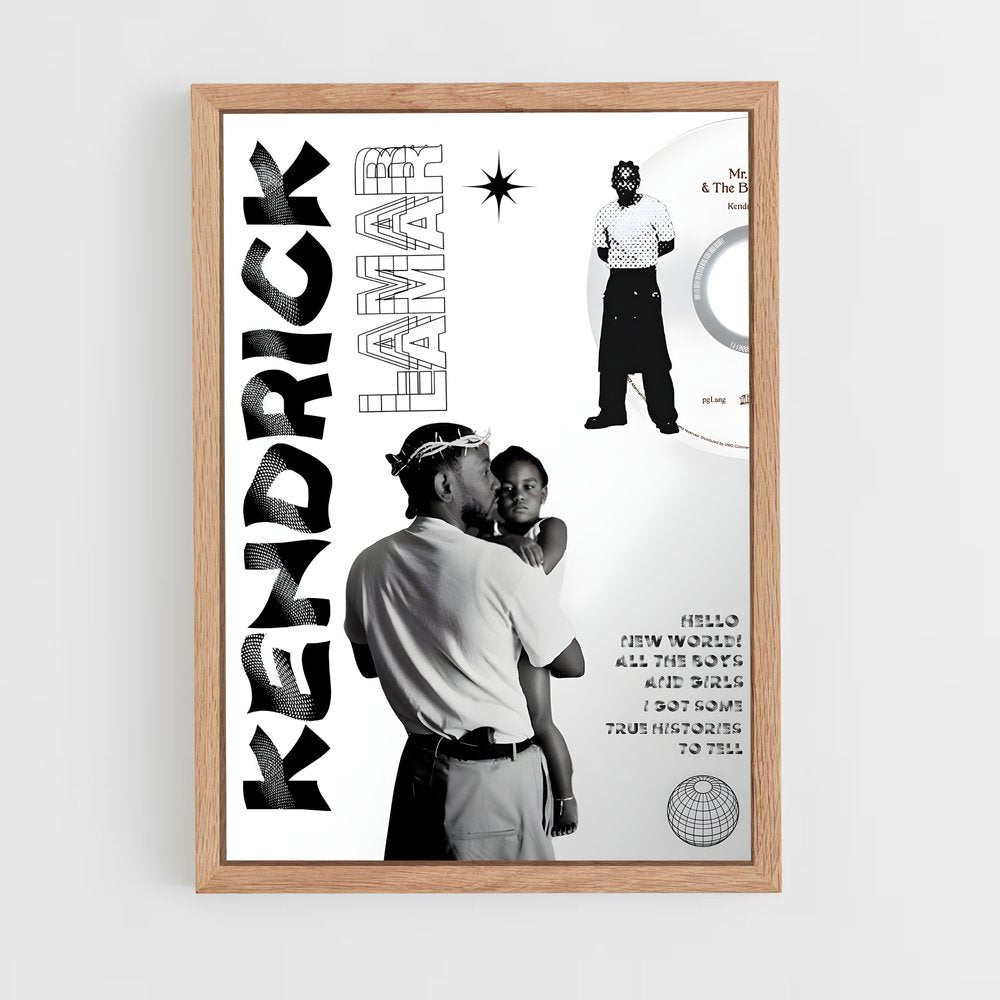 kendrick-lamar-17 cadre Bois clair