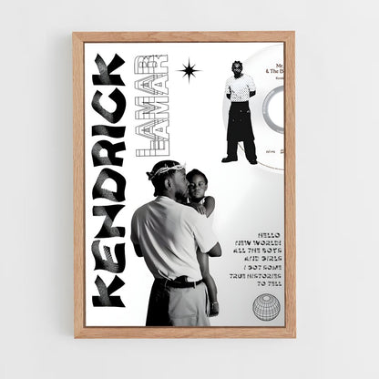 kendrick-lamar-17 cadre Bois clair