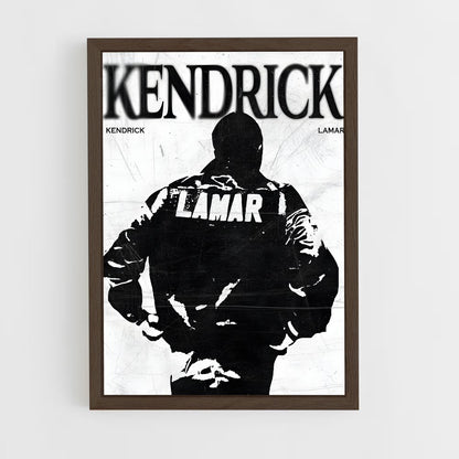 kendrick-lamar-4 cadre Bois foncé