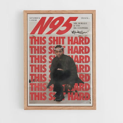kendrick-lamar-9 cadre Bois clair