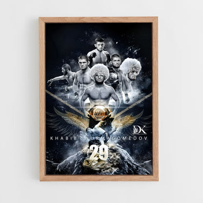 khabib-6 cadre Bois clair