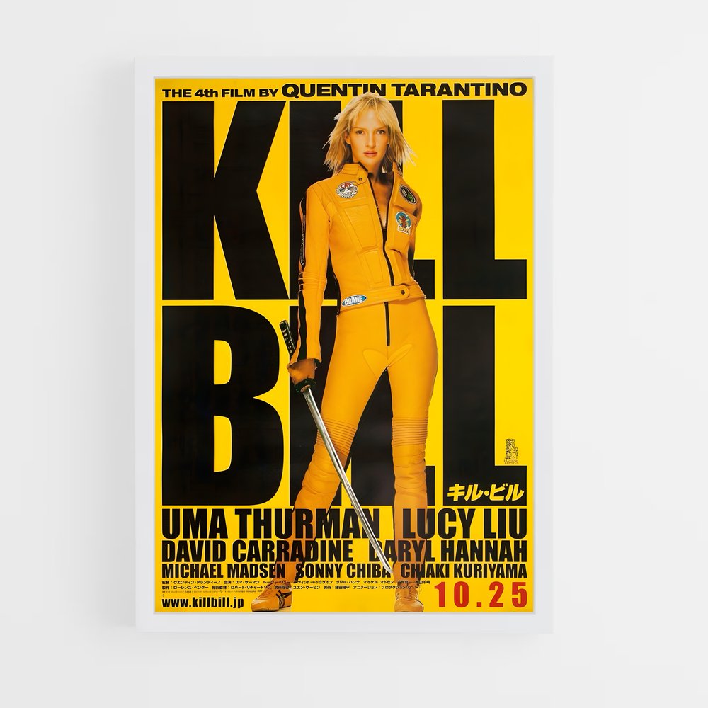 kill-bill-1 cadre Blanc