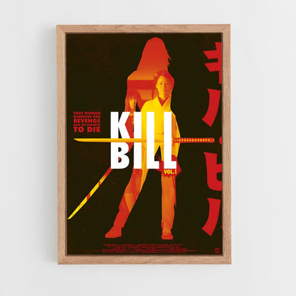kill-bill-10 cadre Bois clair