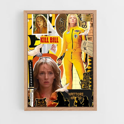 kill-bill-12 cadre Bois clair