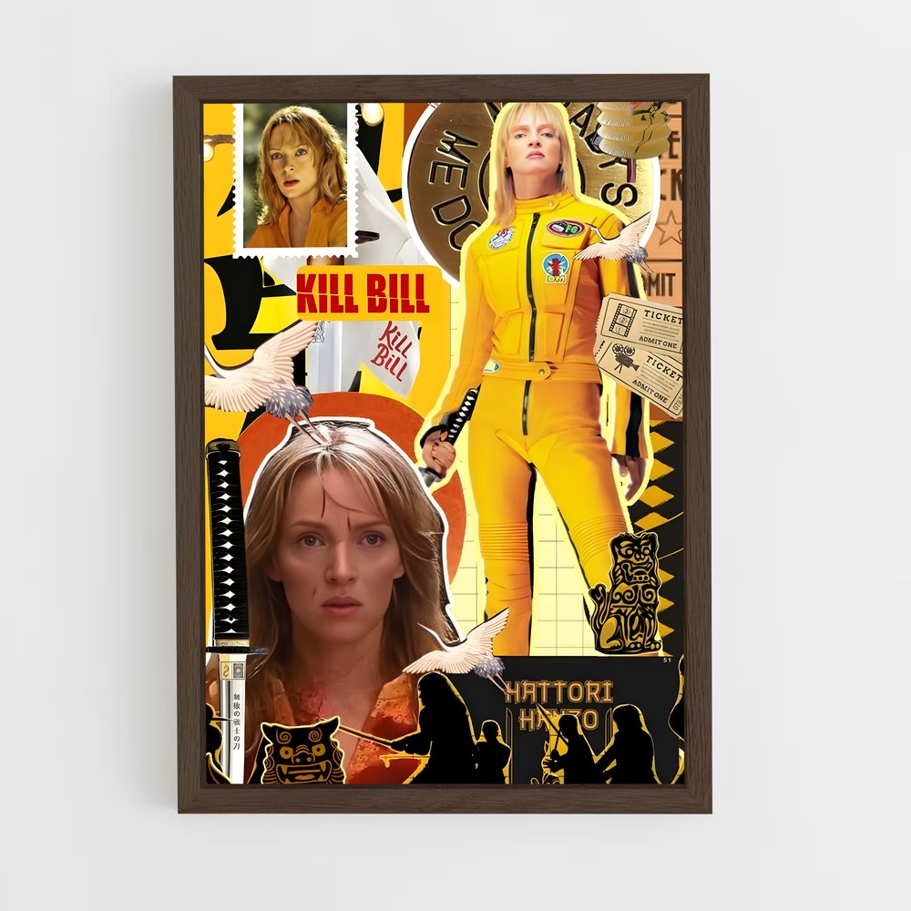 kill-bill-12 cadre Bois foncé