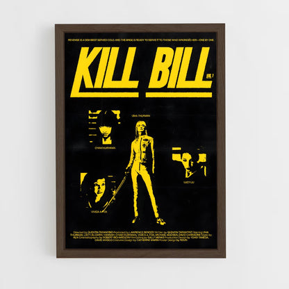 kill-bill-14 cadre Bois foncé