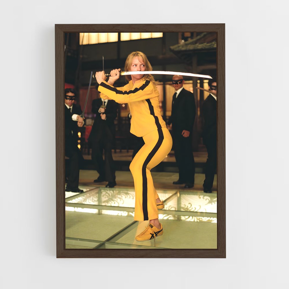 kill-bill-15 cadre Bois foncé