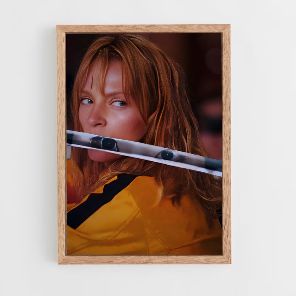 kill-bill-3 cadre Bois clair