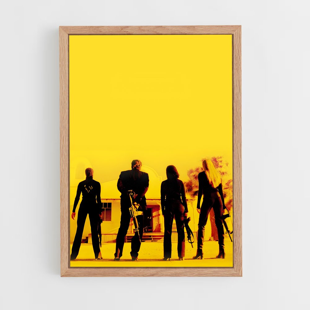kill-bill-5 cadre Bois clair